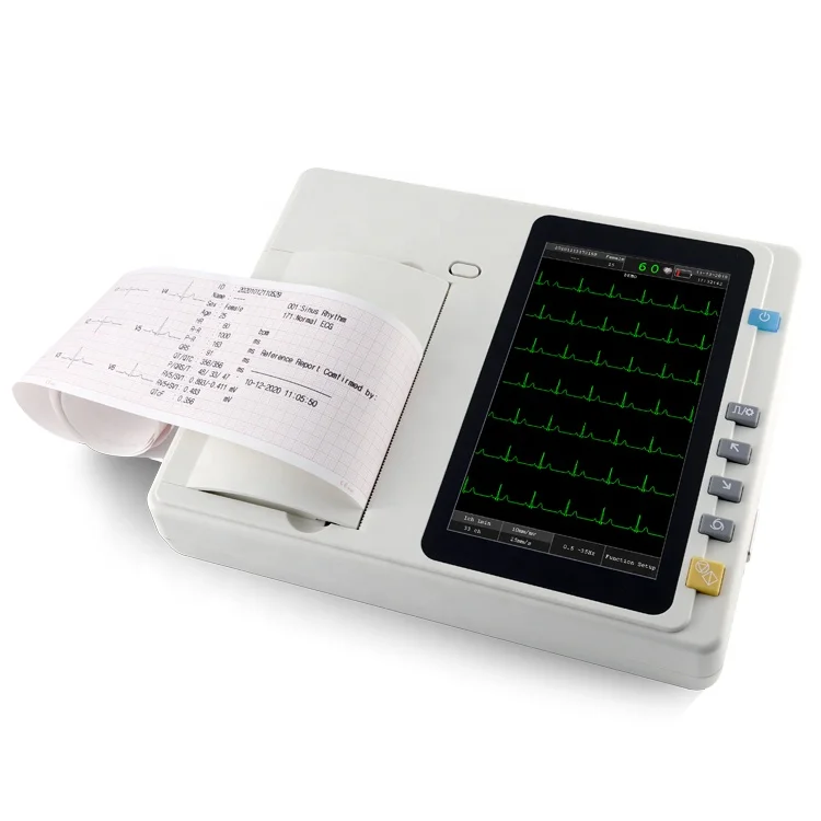 Manufacturer ECG-301 Digital Electrocardiograph EKG 12 lead ECG Machine