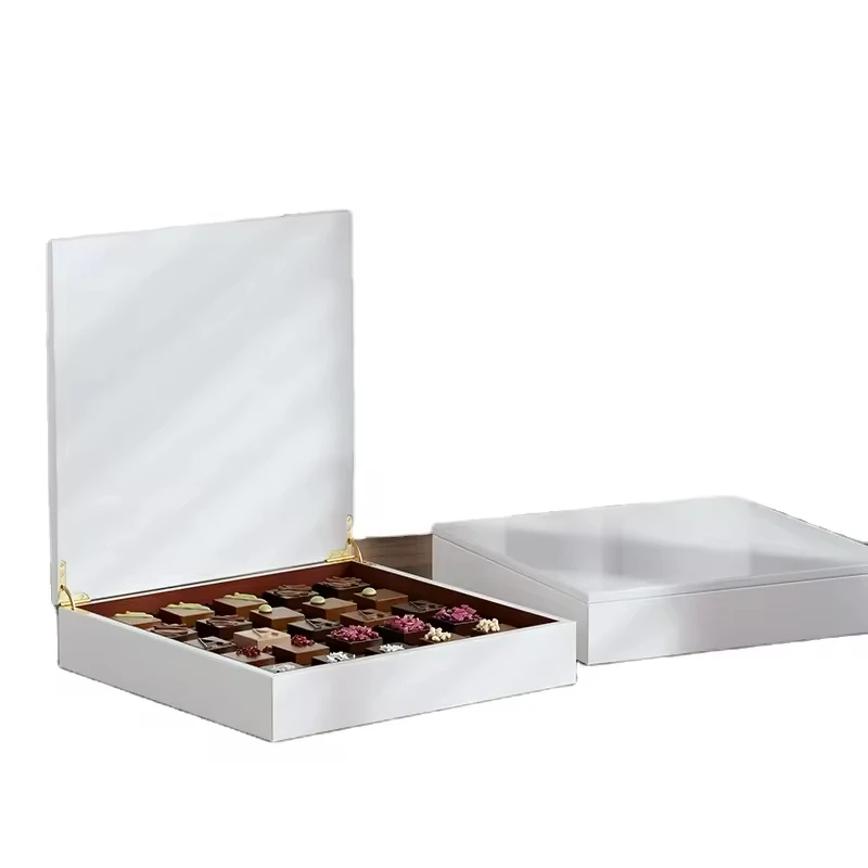 Custom wooden food packaging box kat albaskoot Halva pastry / Halva cake chocolate biscuit Date box case for arab Islam