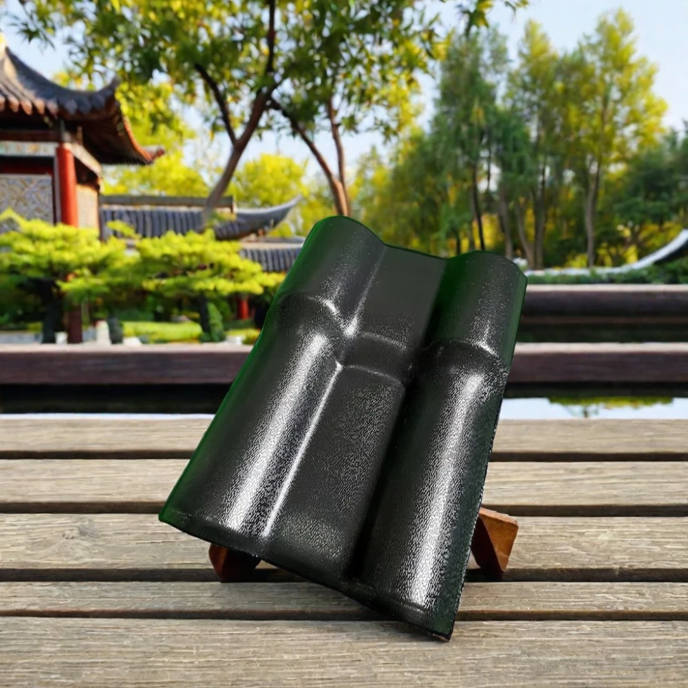 High Quality Lightweight ASA Layer PVC Roof Tiles Fireproof Decorative Plastic High- Decorative Plastic Tiles