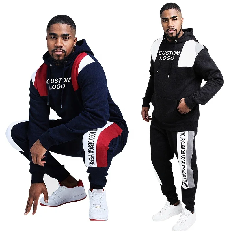 2020 Wholesale Manufacturers OEM Custom 290GSM CVC Printing Embroidered Gym Tracksuit Plain Crop Cheap Blank Oversized Hoodies