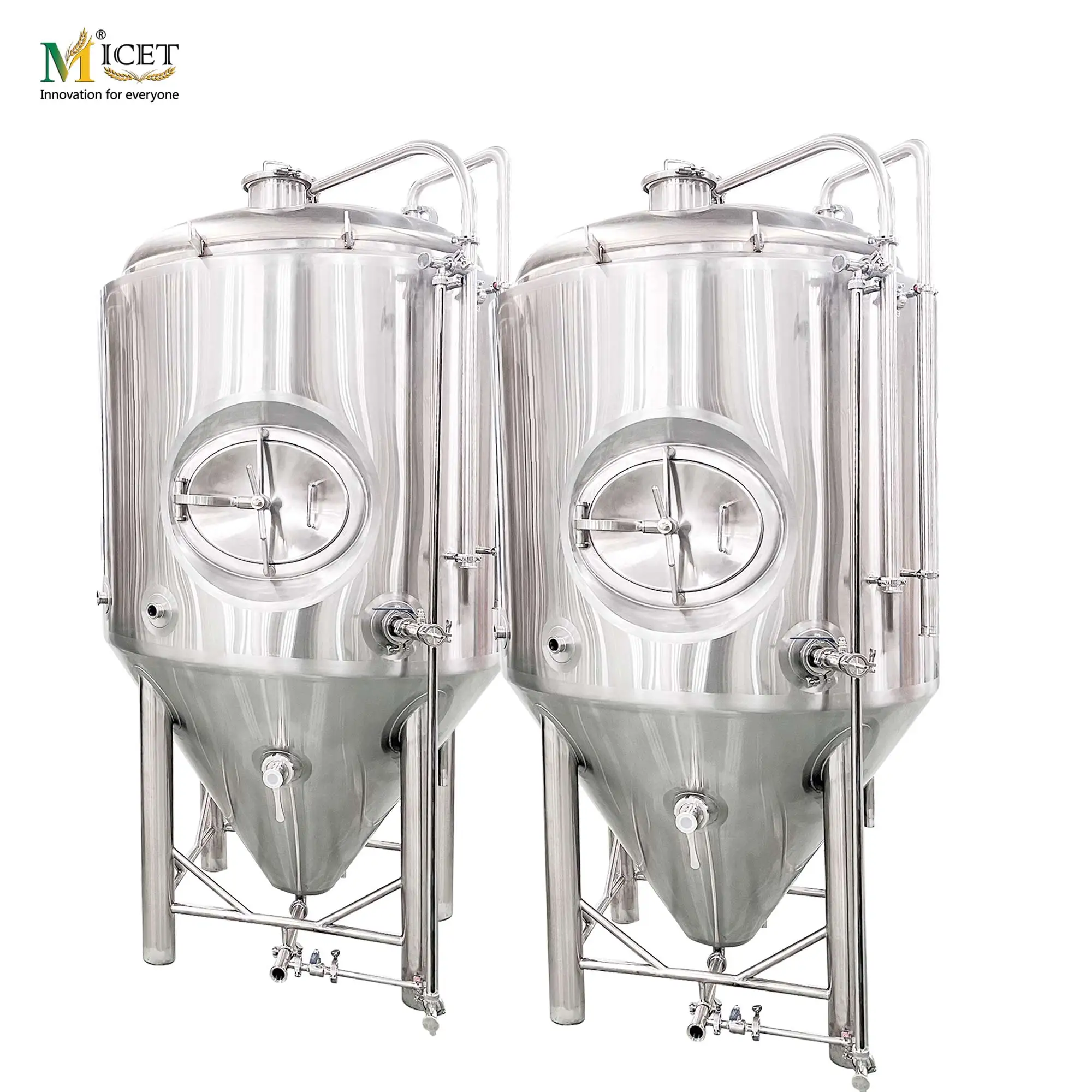 Unique Design 10BBL beer fermentation tanks which can work in a small place