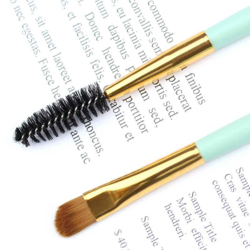 keli high quality angle eyeshadow brush and eyeshadow brushes set with affordable price makeup brush bag