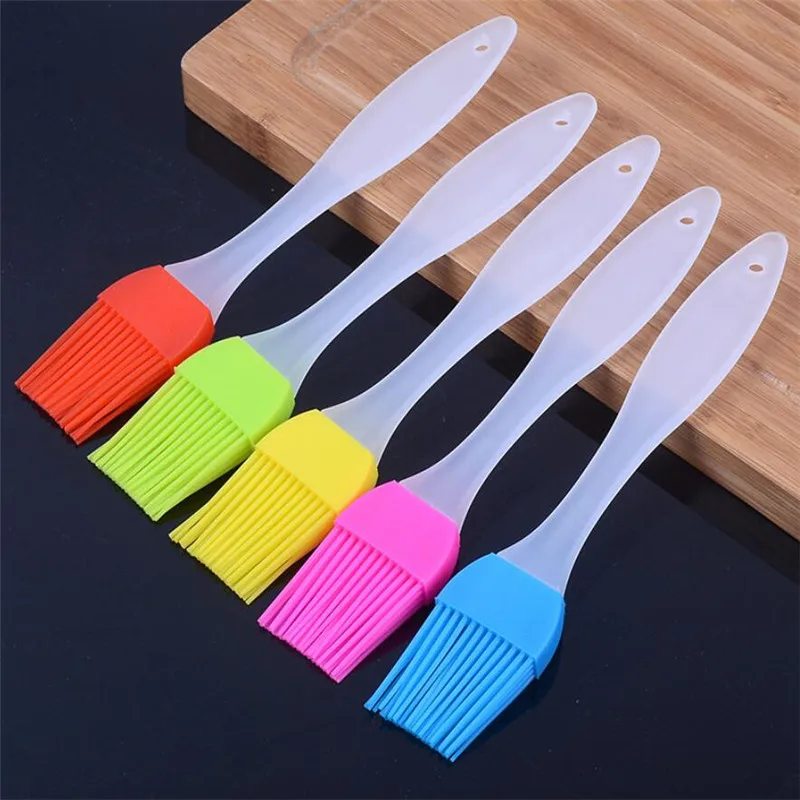 
Heat Resistant Kitchen Utensils Bakeware Tool Silicone BBQ Grill Pastry Basting Oil Brush For Cooking 