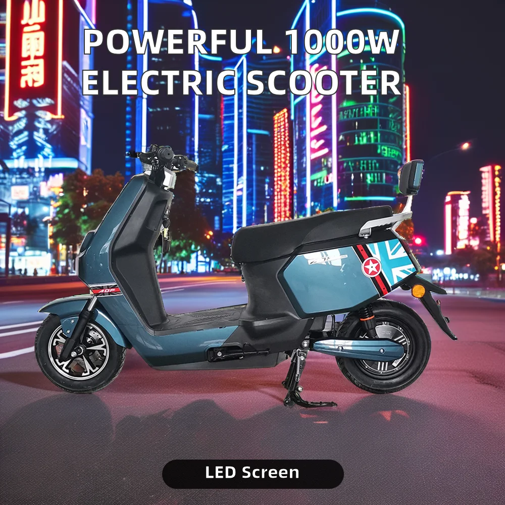 Good Quality Classic Adult Electric Motorcycle 1000W Powerful Motor 60V20AH Removable Battery Streetbikes Style Electric Scooter