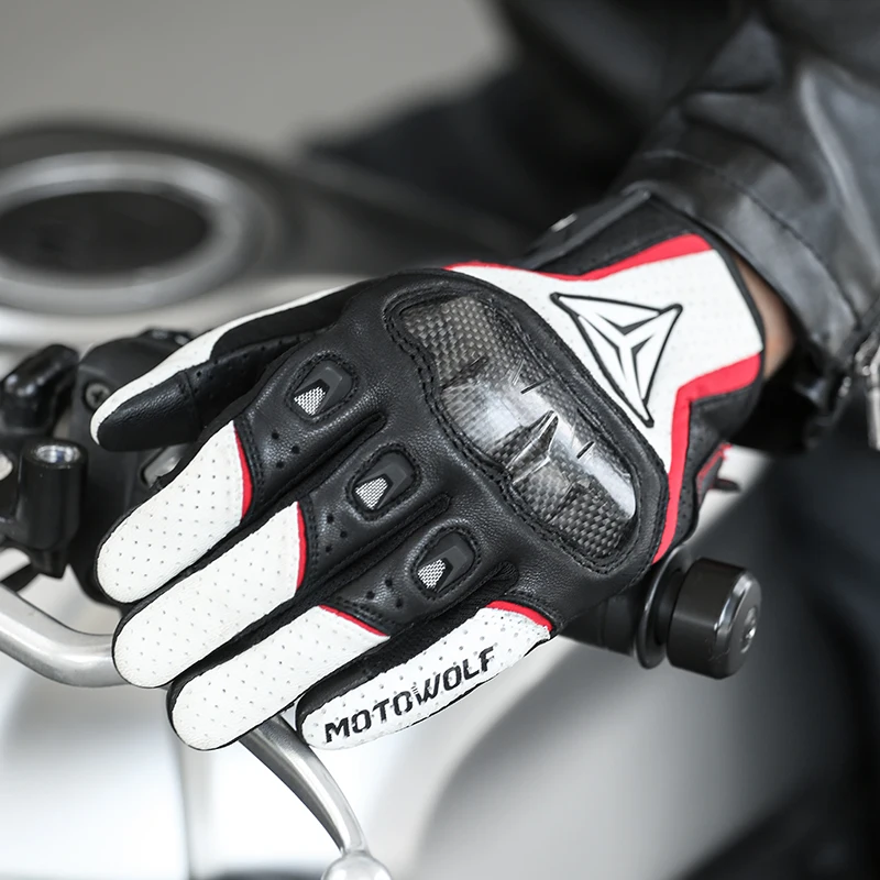 MOTOWOLF motorcycle bicycle breathable anti-fall touch screen anti-slip cycling sports gloves