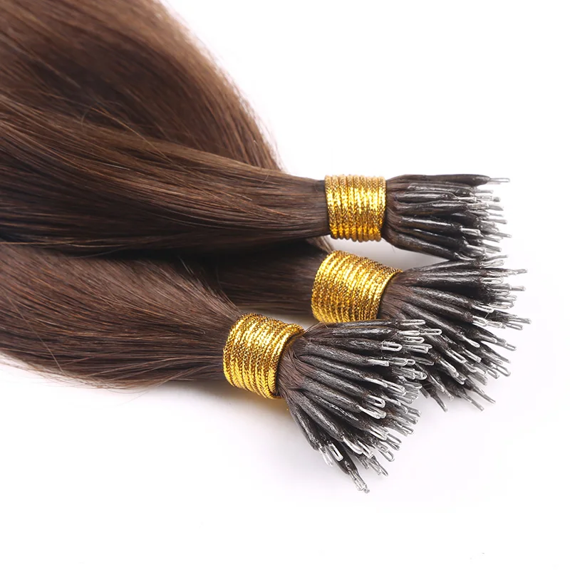 Wholesale Best Quality Raw Virgin Hair Nano Hair Extensions for Colors