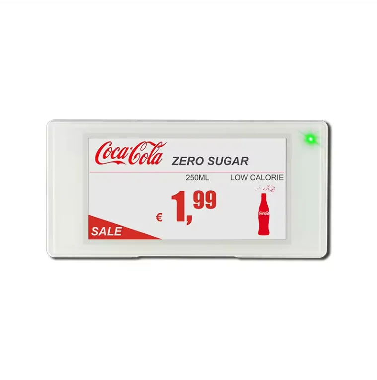 Электронные ценники для супермаркета 2,66 дюймовая электронная этикетка для полки для магазинов ESL shelf talker Digital price label