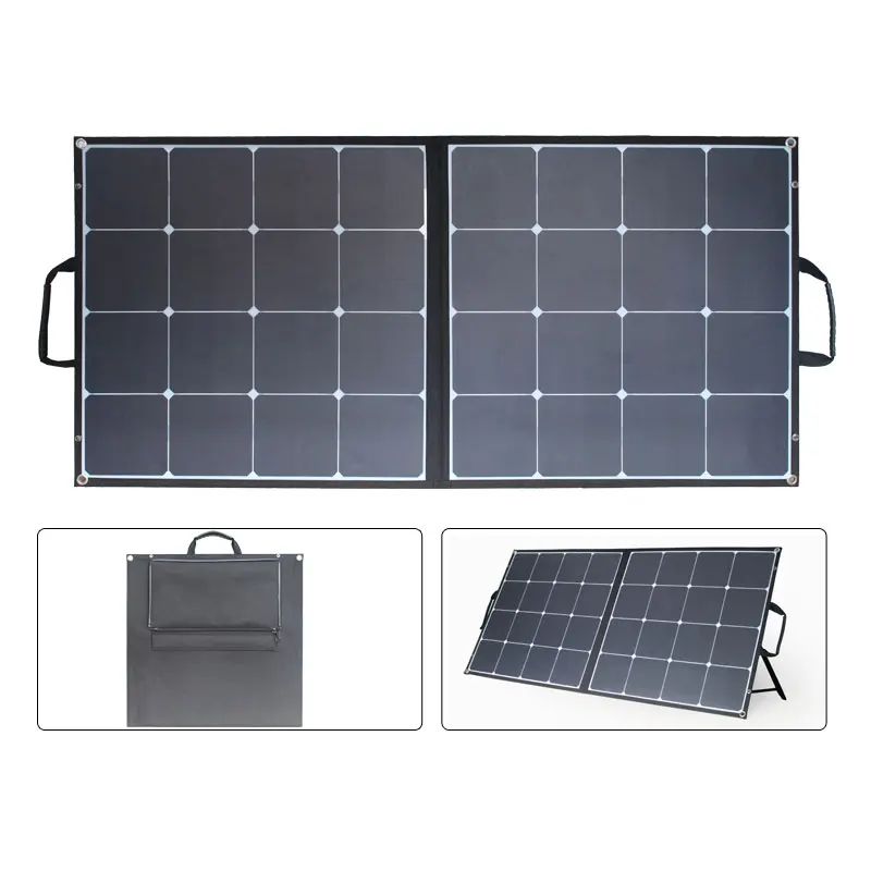 Лидер продаж складная солнечная панель Sunpower 100 Вт с контроллерами для портативной