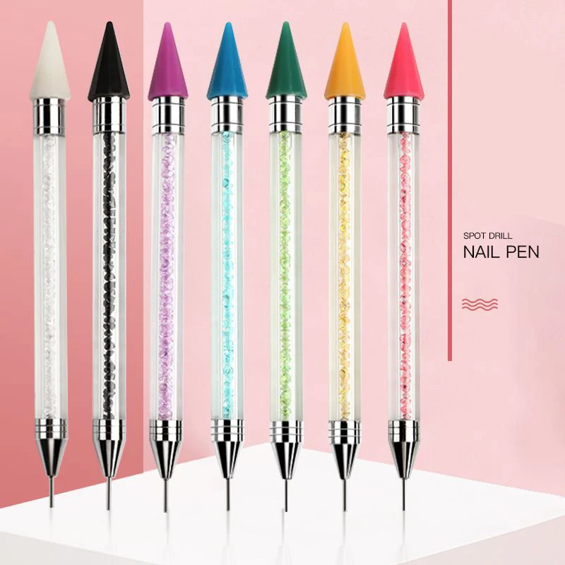 Wholesale Rhinestones Supplier Nail Art Rhinestone Picker Dotting Pen Wax Pencil Tool for Nail Art Rhinestone Decoration