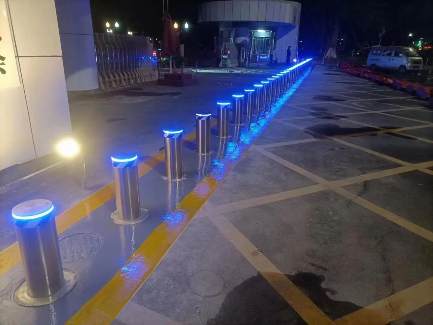 ,Stainless Steel Safety Manual Bollard Traffic Manual Removable Parking Security Post Bollard In-ground Fixed Bollard