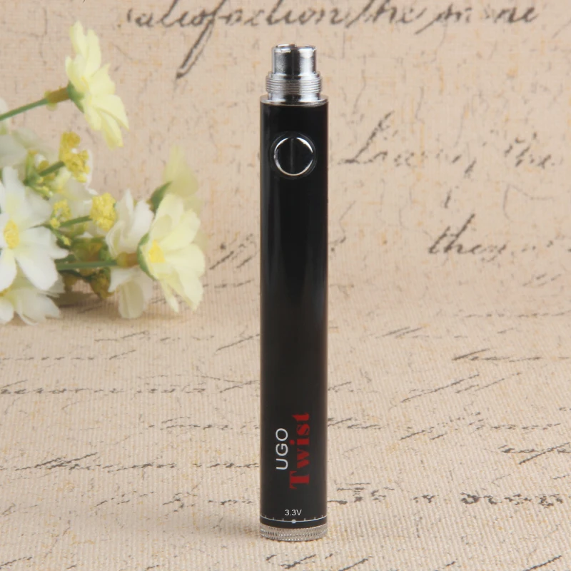 Hottest  UGO TWIST Vape Pen Battery 650mAh Variable Voltage USB Passthrough