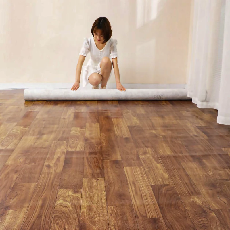 vinyl pvc leather plastic flooring sticker lowes cheap linoleum flooring covering mat