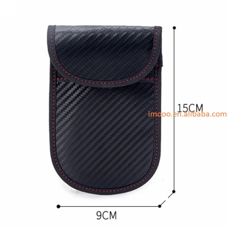 Factory Price Car Key Bag Signal Blocker Keyless Fob RFID Blocking Key Holder Organizer Pouch Car Key Wallet Key Case