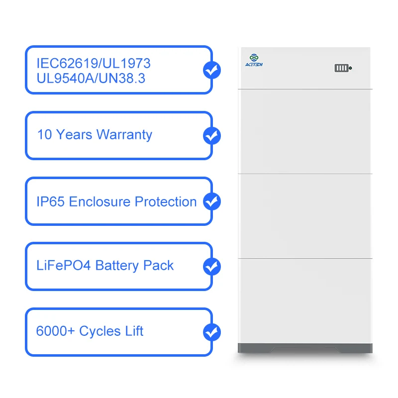 Solar Energy Storage Lifepo4 Battery 51.2V 6.6Kwh 13.2Kwh 130Ah Home Power System Lifepo4 Lithium Battery Pack