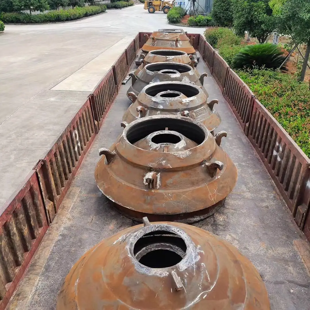 Hp6 конусная дробилка с высоким содержанием марганца и вогнутые запасные части для дробления