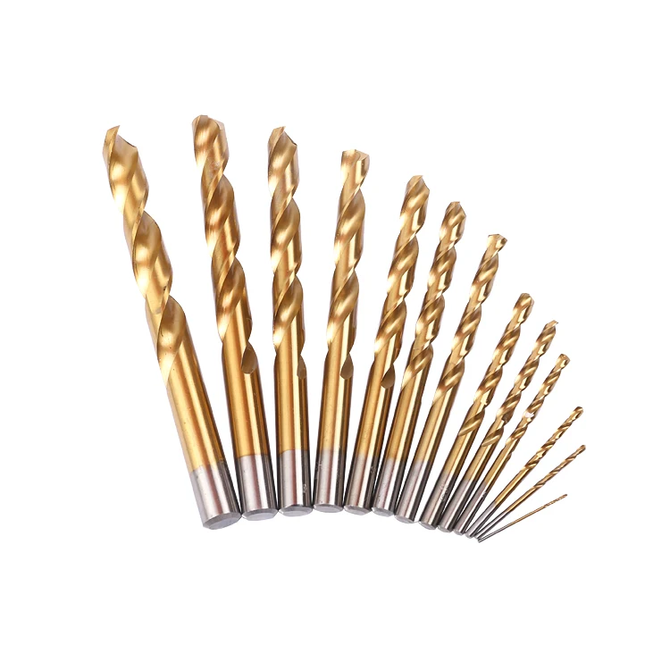 10PCS/5PCS HSS 6542 multifunctional Twist Drill Bits DIN338 Fully Ground Parallel Shank