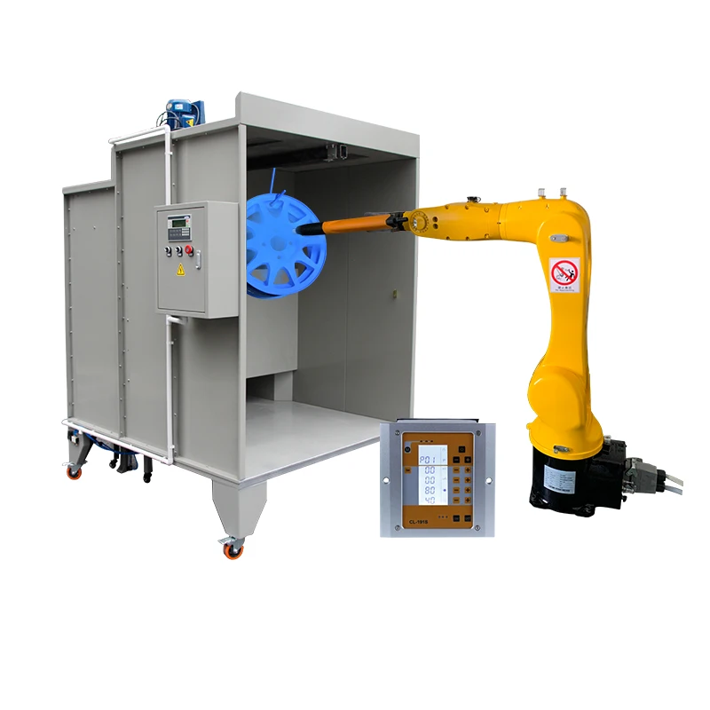 Robotic arm coating spraying automatic system