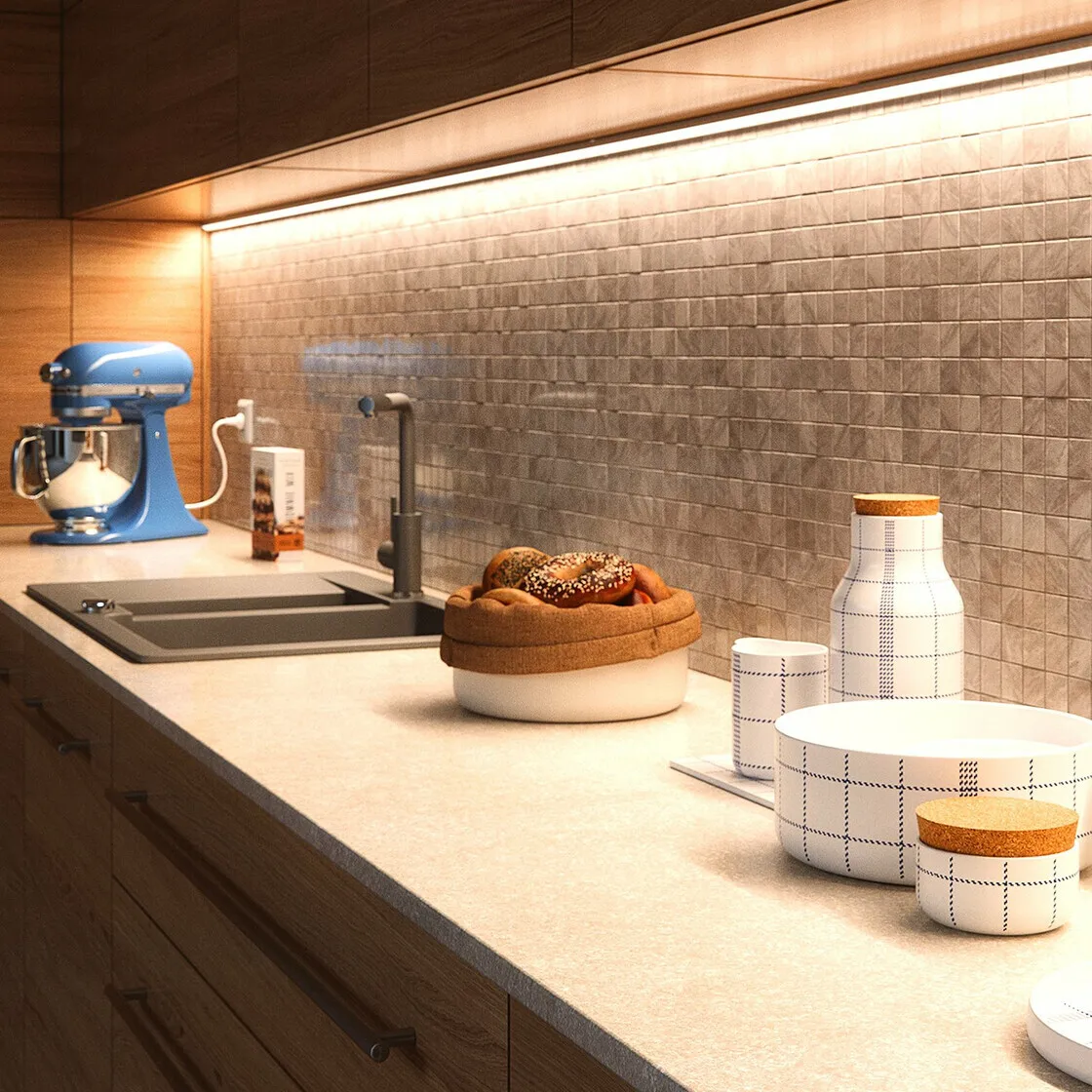 Светодиодные ленты COB White от производителя WINFLY480 для декора автомобиля