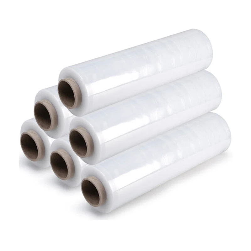 100% New Material Pe Stretch Film Clear Hand Plastic Packaged Roll Laminating Pe Stretch Film