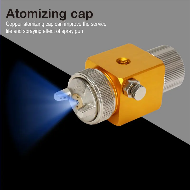 A-100 Wall Coating Paint Spray Gun, Low Pressure Atomizer A100 Mini Automatic Spray Gun for Spraying Paint Resin Rosin Alcohol