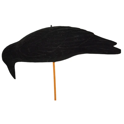 Artificial Crows Wholesale Hunting Crow Decoy Magnum Cradle Crow Foraging In Flocked