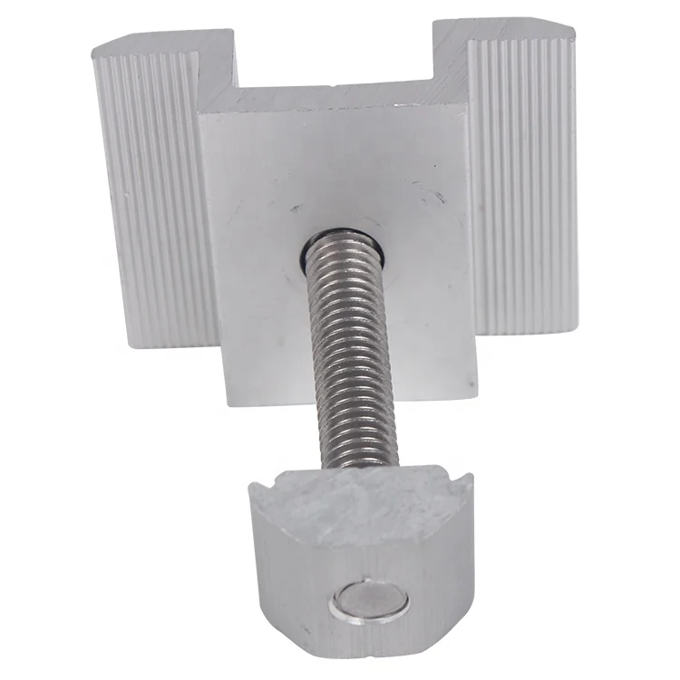 Wholesale Spring Loaded Mid Clamps For Solar Panel Mounting Mid Clamp End Clamp adjustable Structure Kits