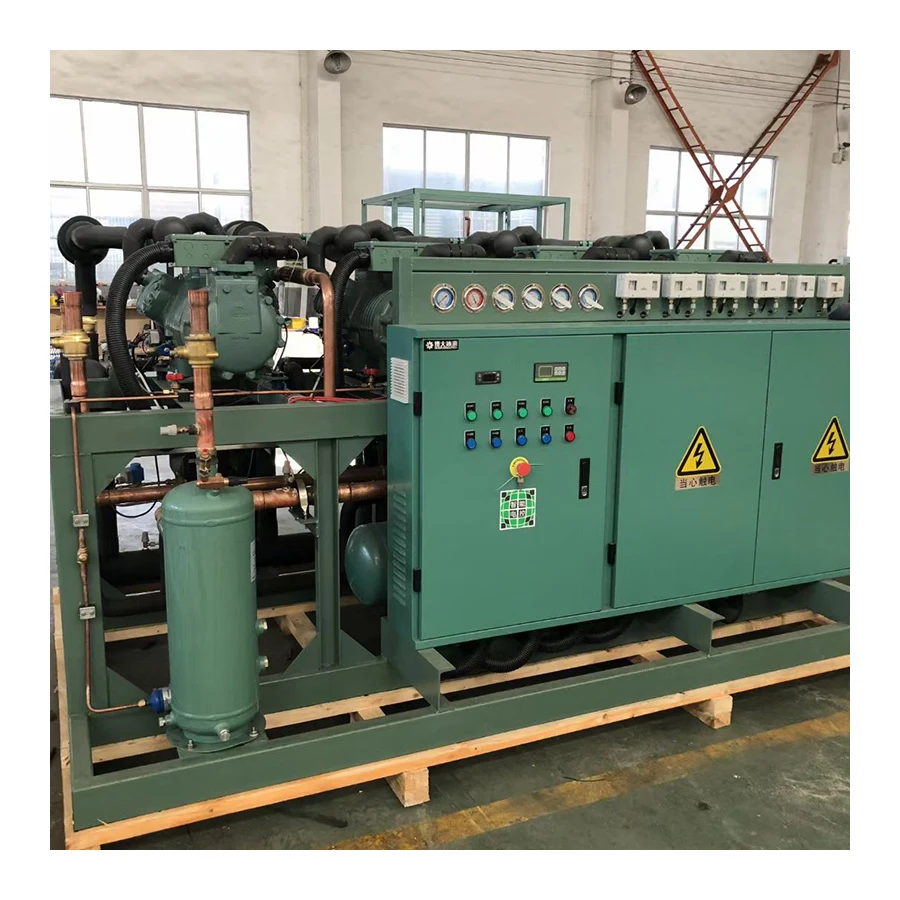 15HP R404 condensing unit cooler fan 4HE-18Y compressor durian blast freezer