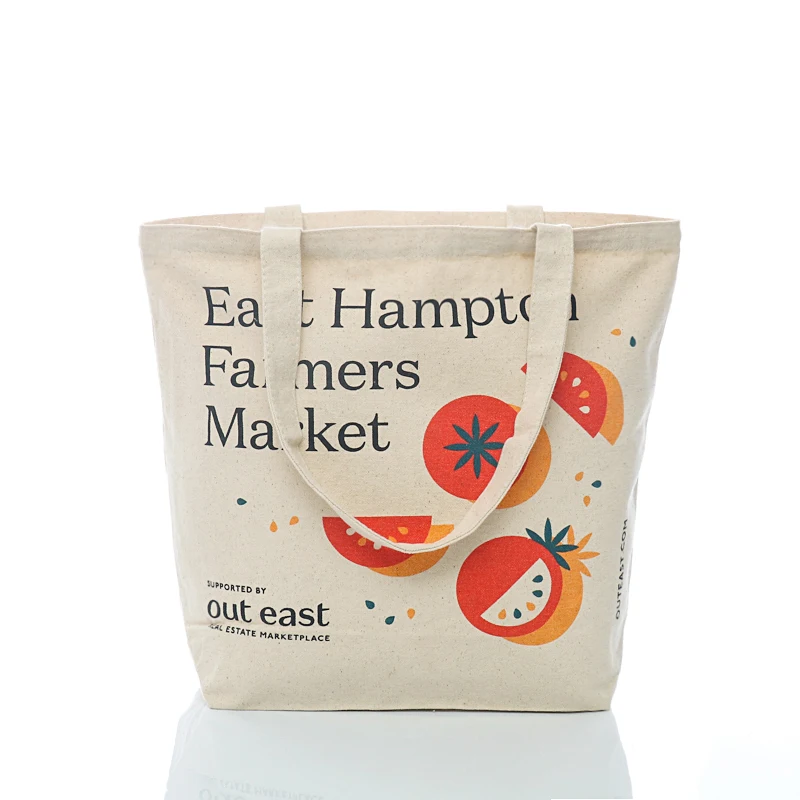 Изготовленный на заказ логотип напечатанный перерабатываемый органический простой хлопок холст продуктовые хозяйственные сумки