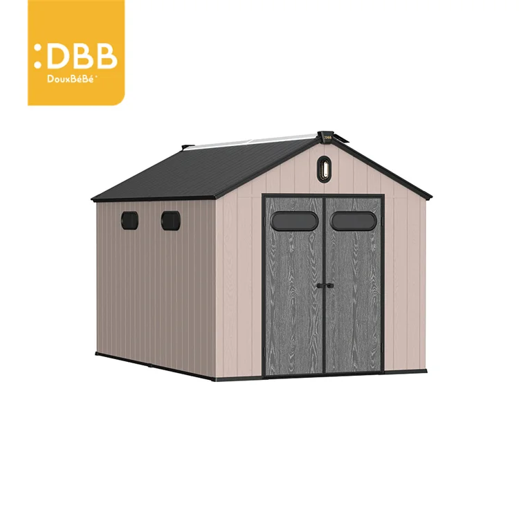 Wholesale Garden Tool Garden Shed Portable PP Metal Outdoor Waterproof Metal Tools Storage Shed