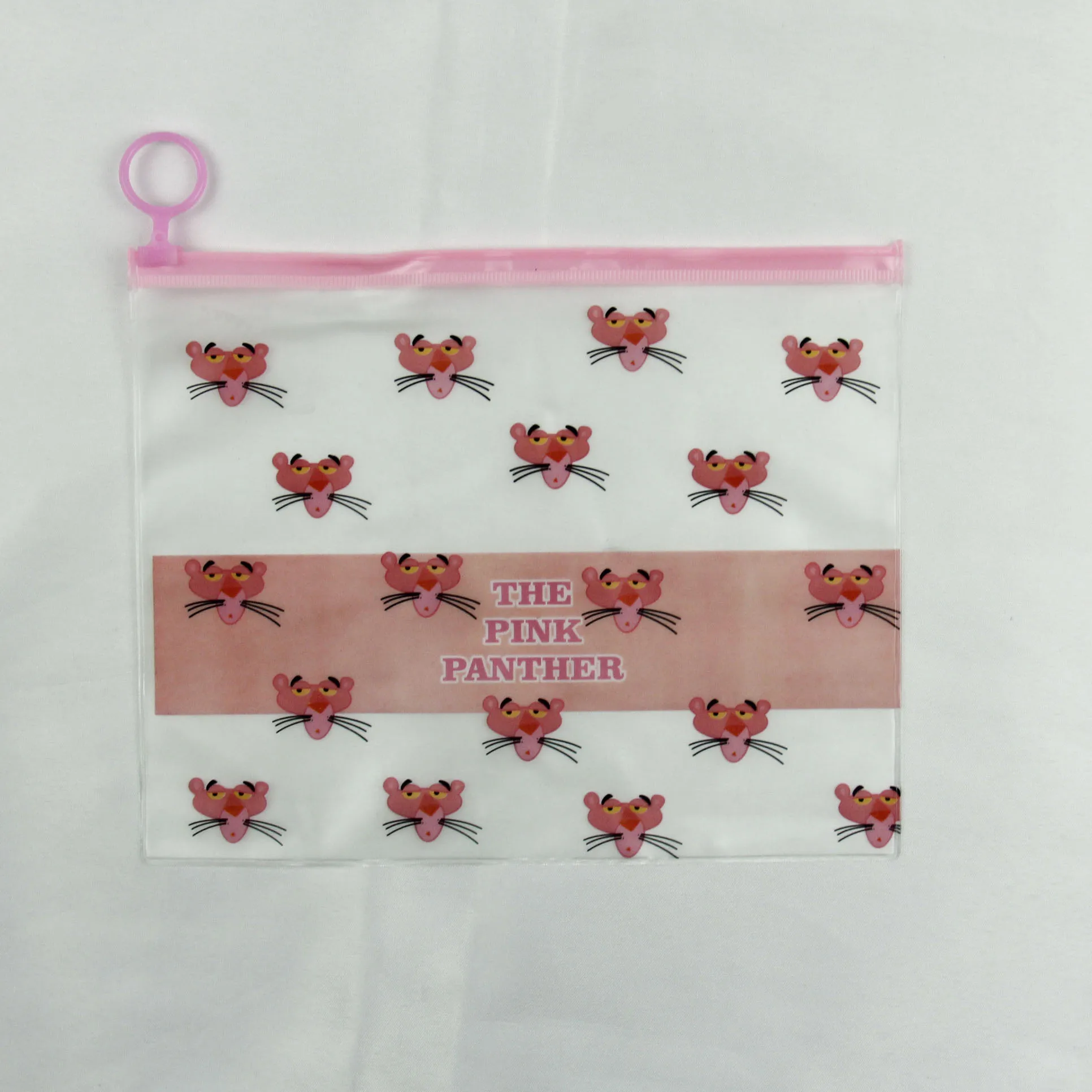 children kawaii stationery ladies clear waterproof plastic zip lock document bag