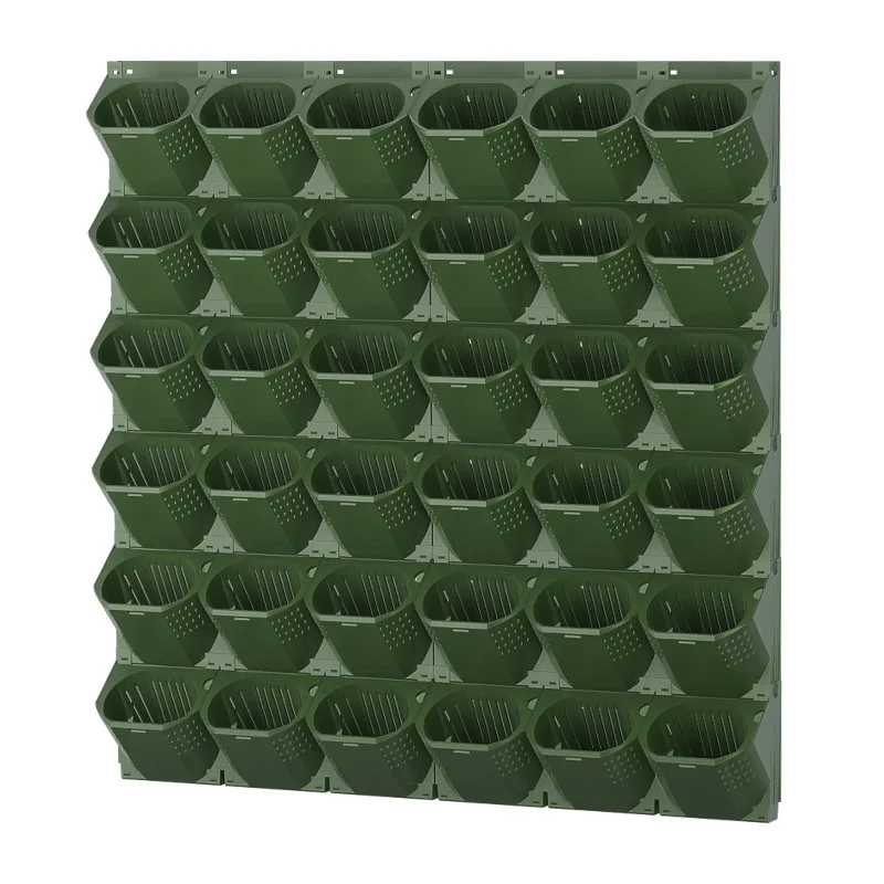 Hanging Outdoor Green Vertical Wall Macetas Garden Pot Plant Planter Flower Pot Plastic Self Watering