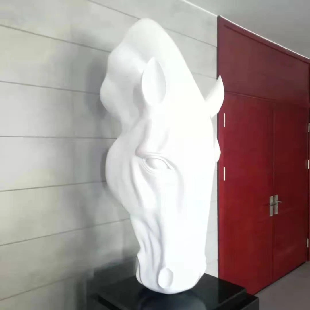 Famous Modern Art Decoration Resin Abstract Geometry animal Figure Art Sculptures For Street