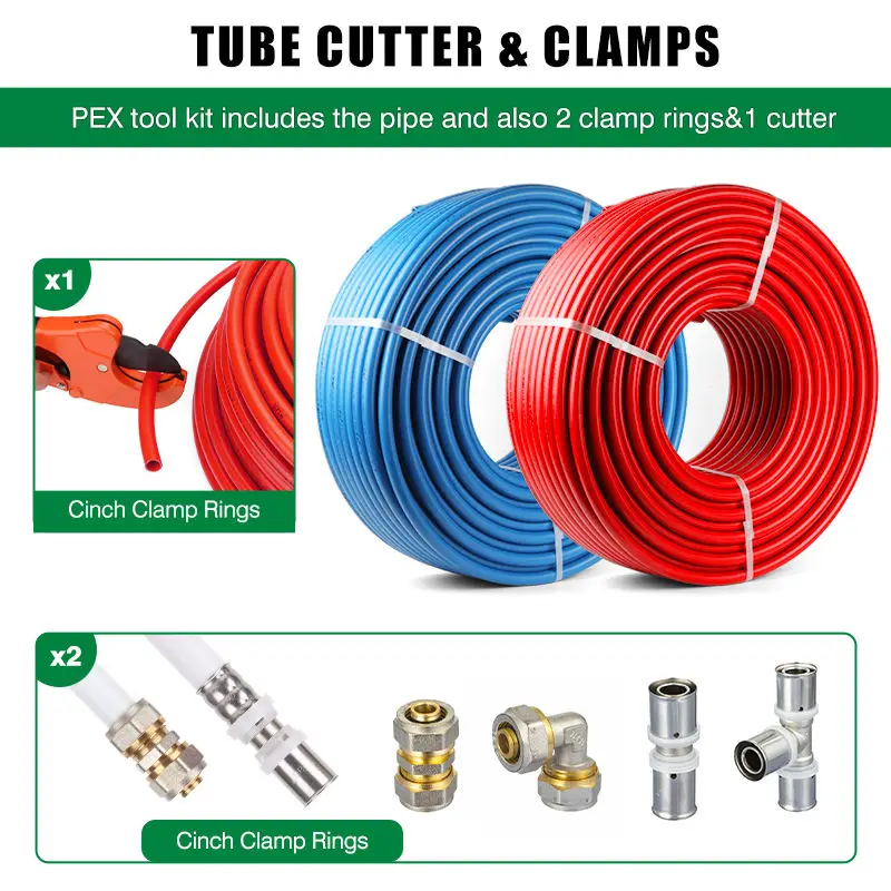 IFAN Factory Price Pex Al Pex Pipe Floor Heating PERT Pipe Plastic Composite Water Tubing Plumbing Flexible Pex Tube