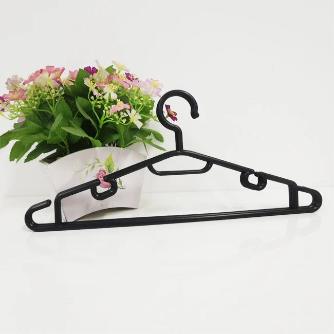 Multifunctional round plastic notches clothes hanger household non slip dry and wet clothes plastic changer