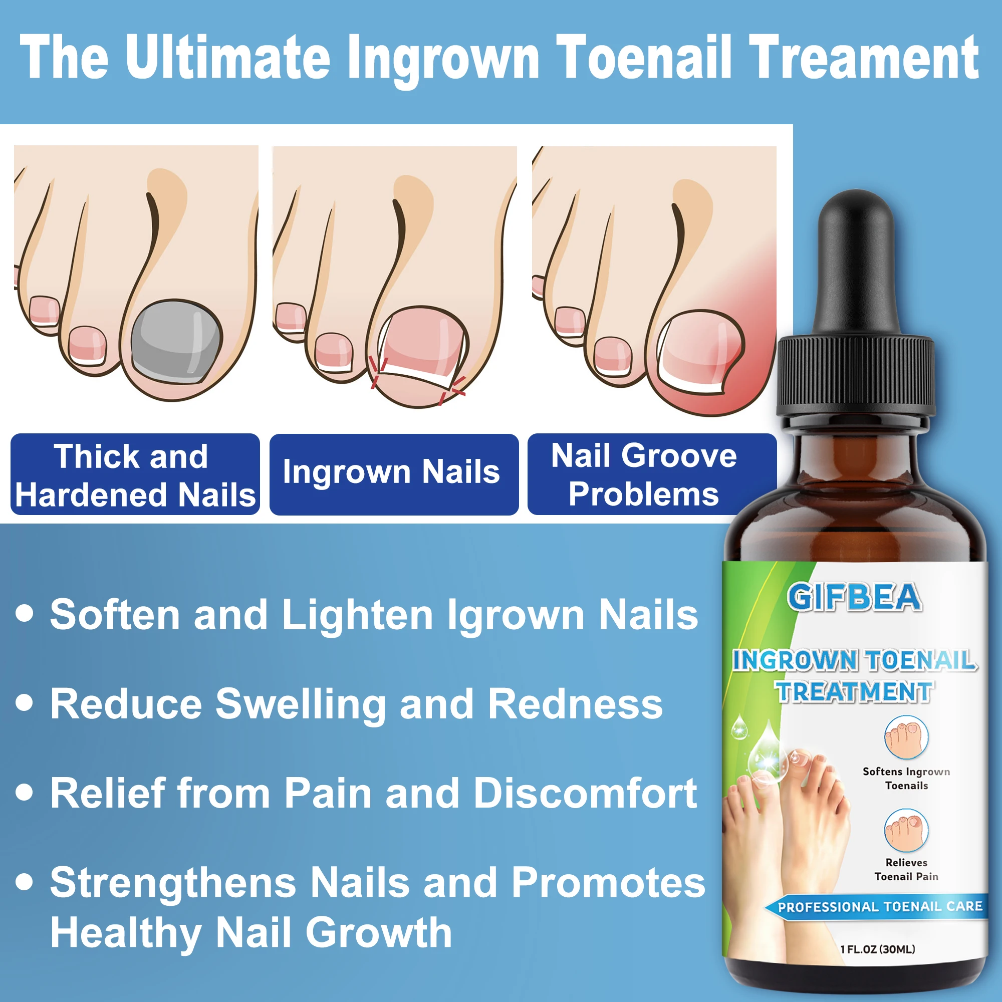 Best Nail Fungus Toenail Repair Solution Toenail Essence Oil Corrector Removal Kit Ingrown Toenail Treatment
