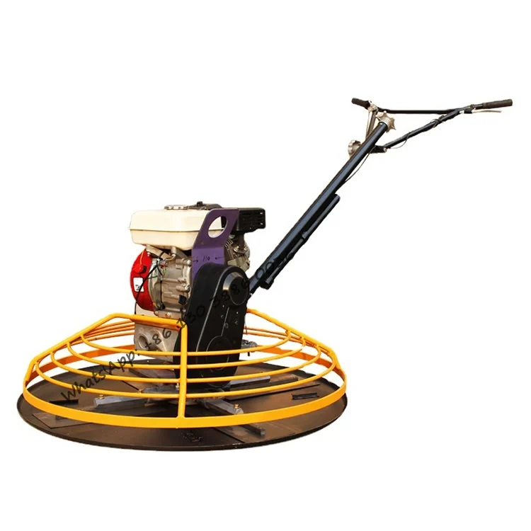 High Efficient Heavy Type 60CM Gasoline Powered Trowel Hand Push Automatic Floor Concrete Finishing Power Trowel Machine
