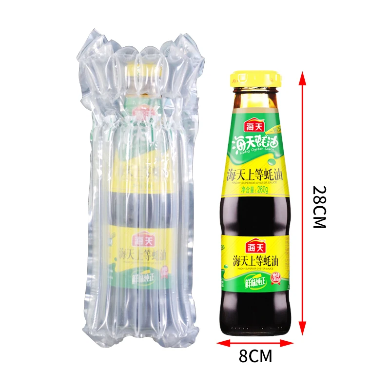 Customize White Column Bubble Making Machine Bubble Shipping Air Column Bag For Automobile Engine Oil Logistics Packaging