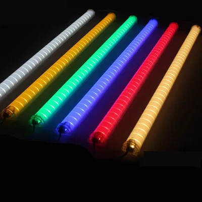  Цифровые водонепроницаемые светодиодные ленты RGB DMX Светодиодная трубка для здания фасадного освещения дисплей светодиодная