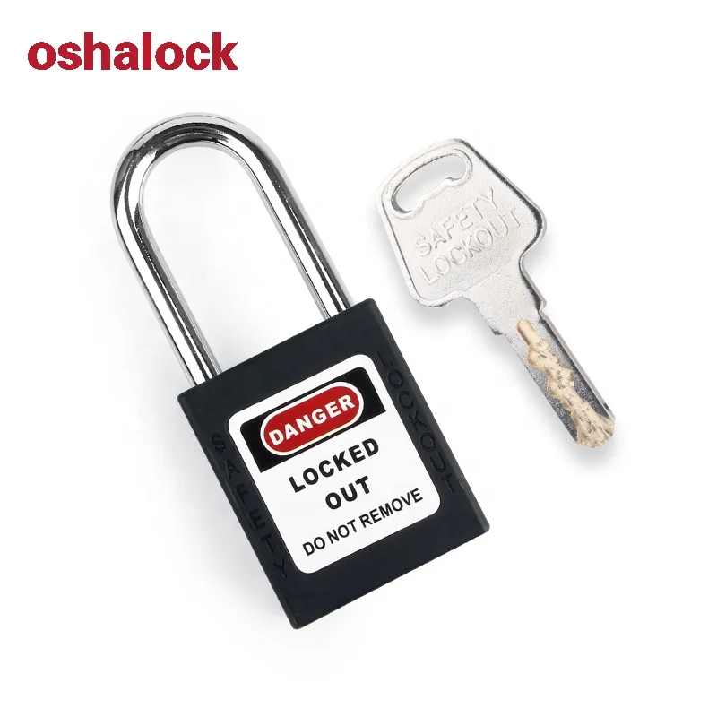 Производитель Loto, черный защитный замок с мастер-ключом, лазерная маркировка и этикетка на заказ