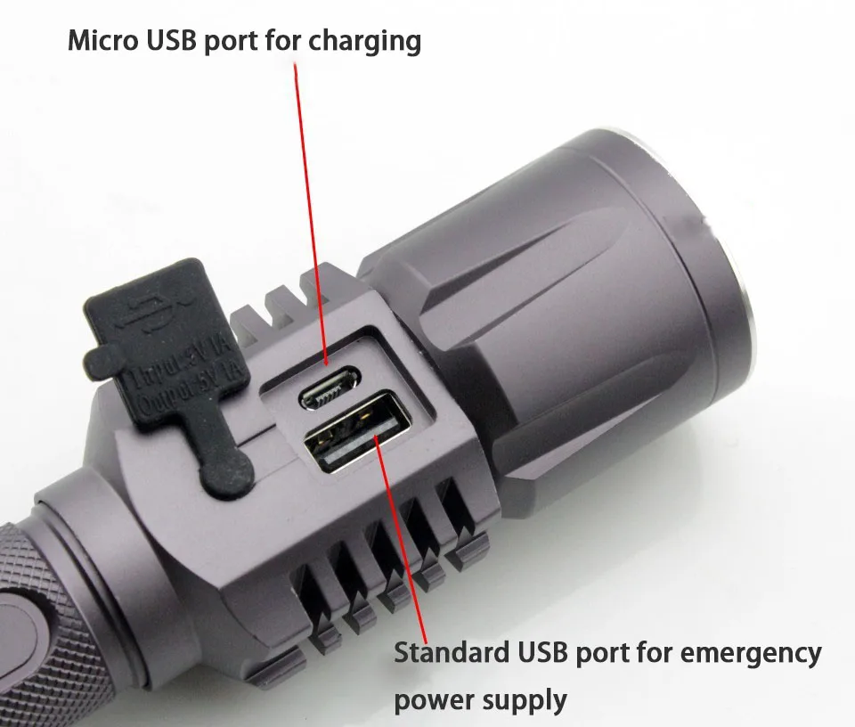 
Powerful flashligh torch powerful flashlight 3000 Lumens USB Port T6 LED flashlight Torch 5-Mode waterproof lanterna Light Lamp 