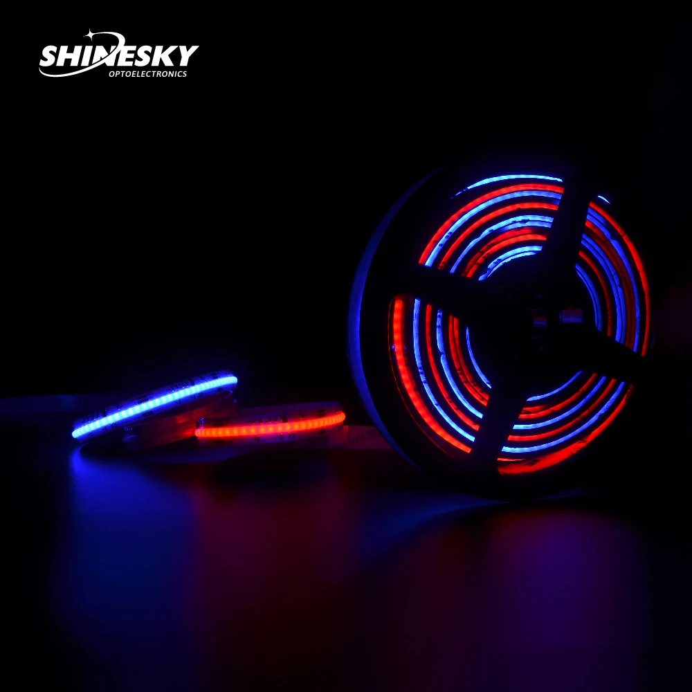 Magic digital RGB COB LED Strip pixel LED lights with SPI color COB strips suitable for bar KTV hotel lighting rgb led strip