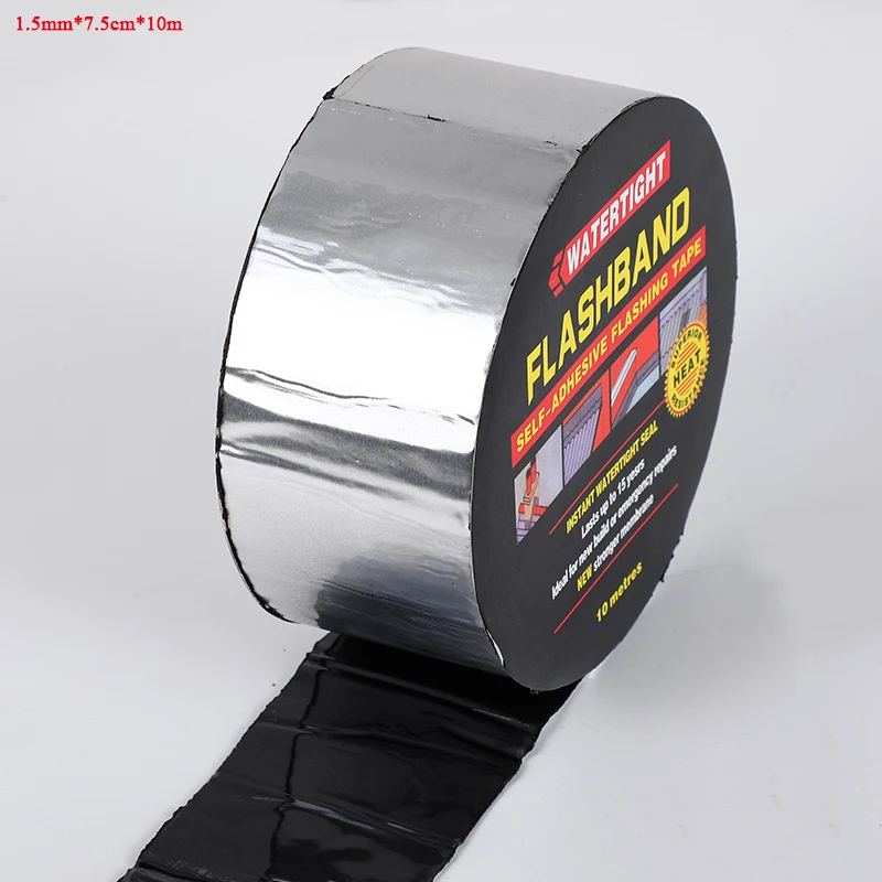 High quality aluminium foil asphalt tape waterproof and fireproof bitumen repair tape for roof road sealing