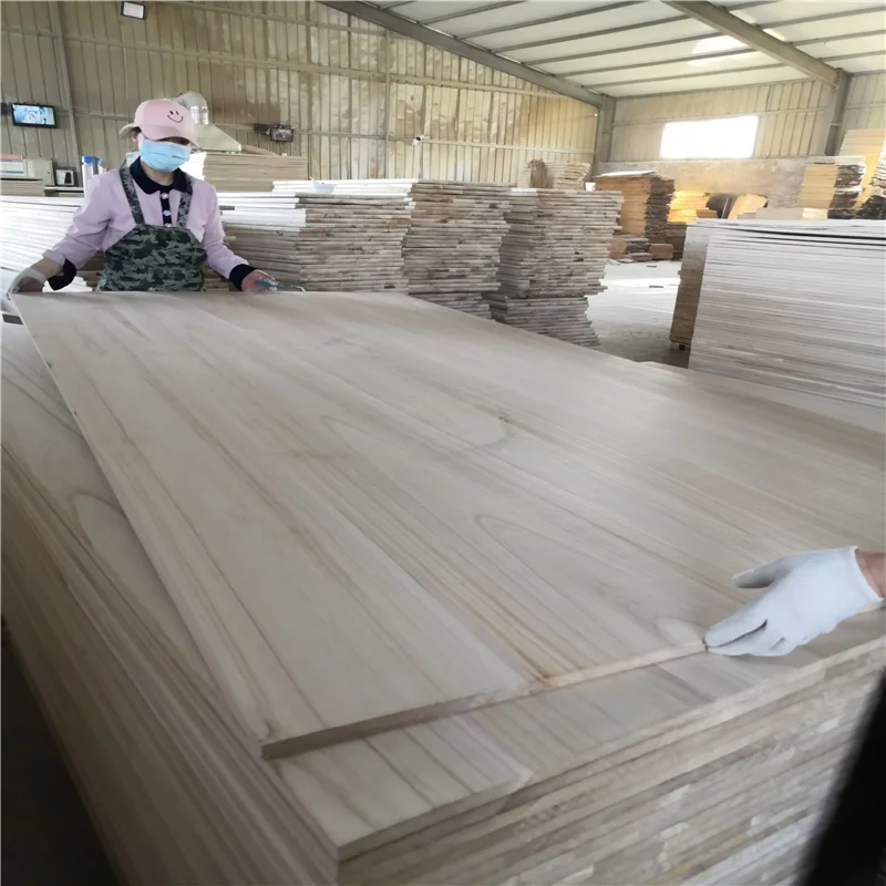 paulownia shan tong edge glued panels china paulownia wood timber