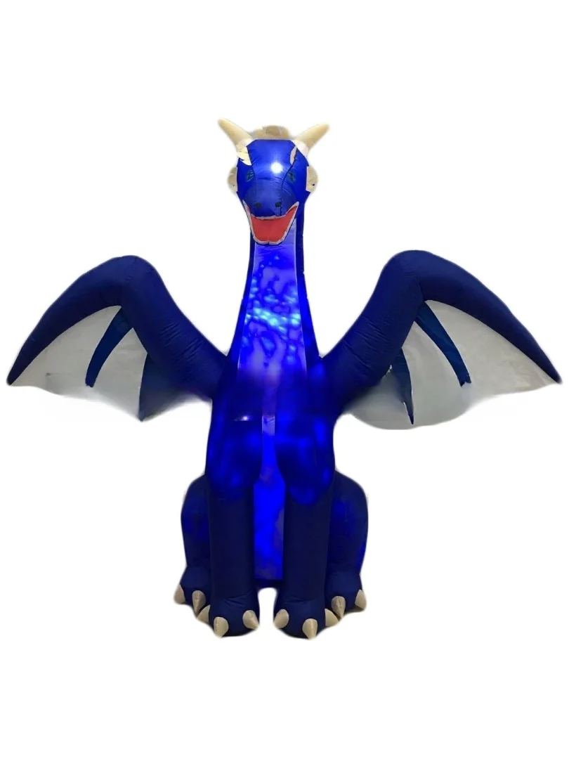 Halloween Outdoor Decorations White Ghost Pumpkin Dinosaur Inflatable Costumes Customizable LED Lights Source Decorations