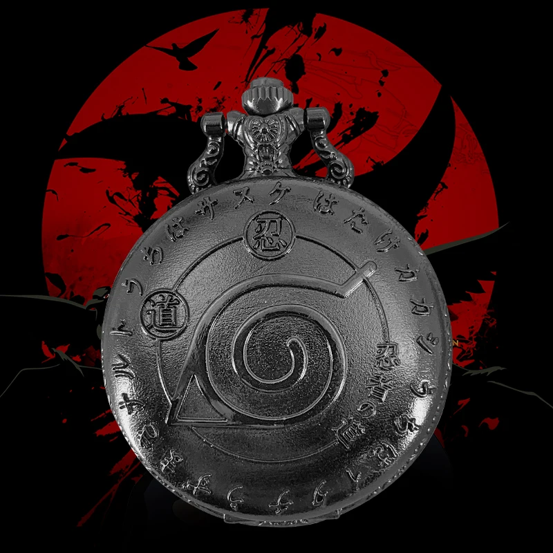 Hot Japanese Comic Anime Pocket Watch with Skeleton Antique Hollow Necklace Pendant Watch Gifts for Men Cheap Watches Wholesale