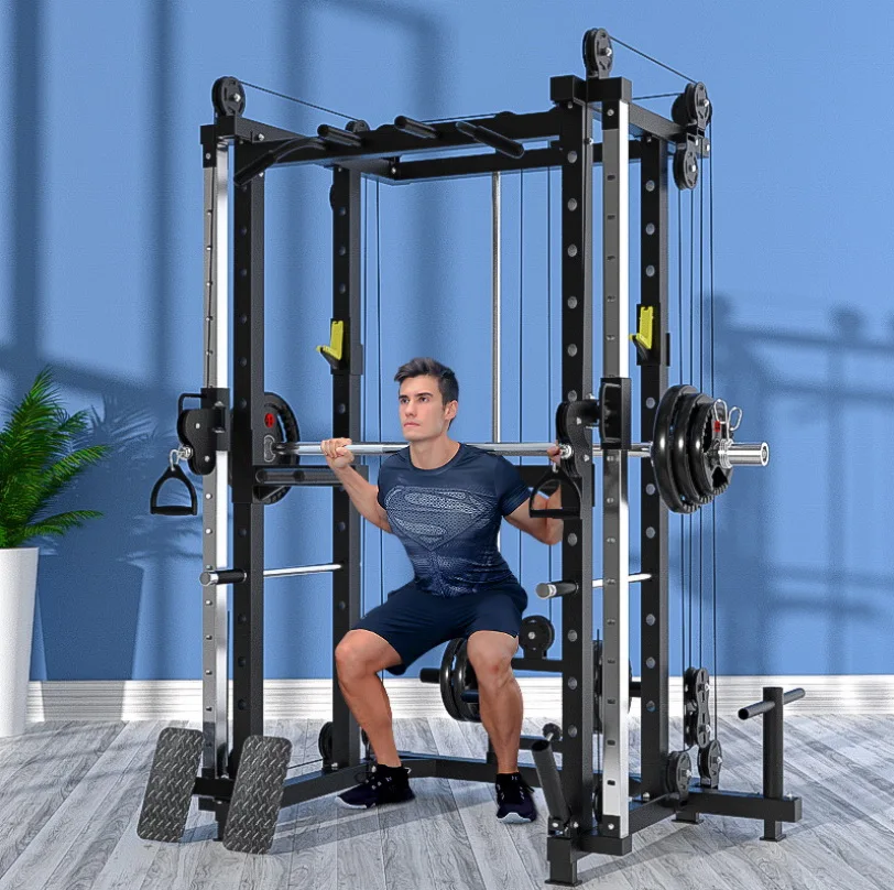 Wholesale High Quality Exercise Machine Gym Fitness Equipment Gym Weight Lifting Power Rack Cage Tower