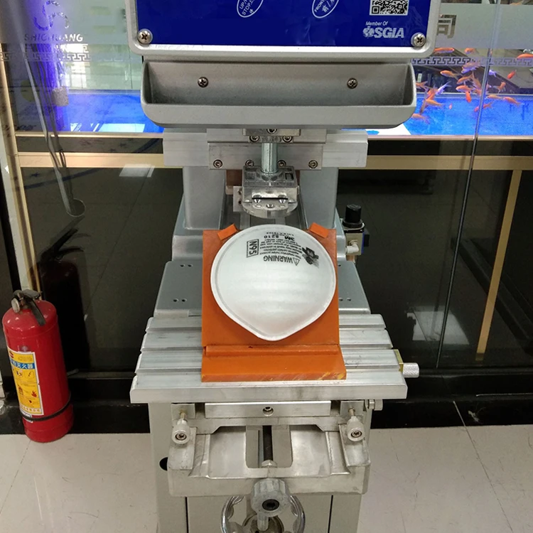 Low Cost Pad Printer Single Color Electrical Sealed Ink Cup Pad Printing Machine For Electronics Products