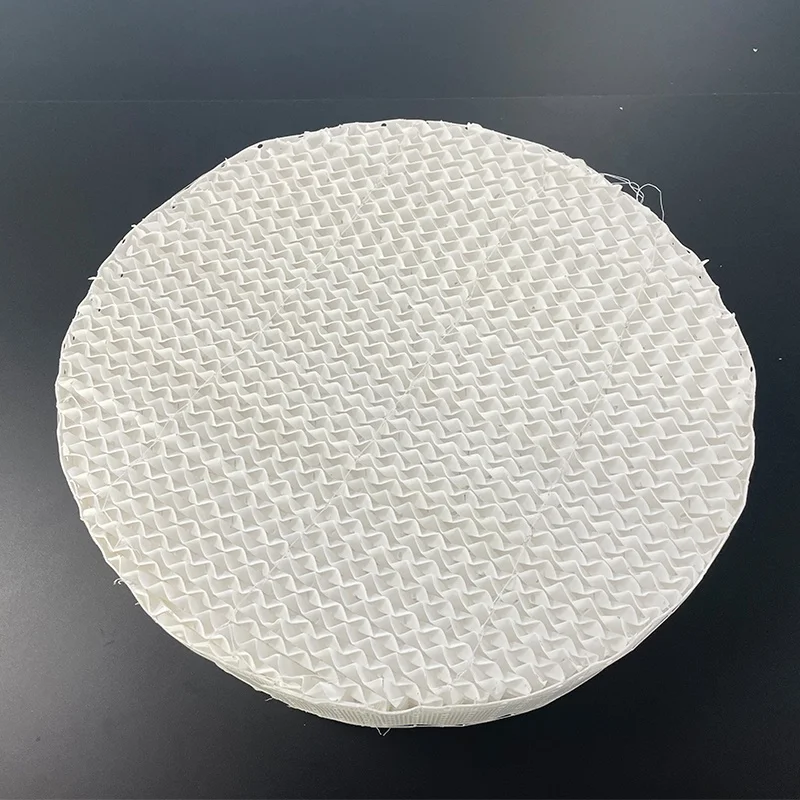 250Y 350Y PTFE Plastic Perforated Plate Corrugated Structured Packing For Stripping Tower