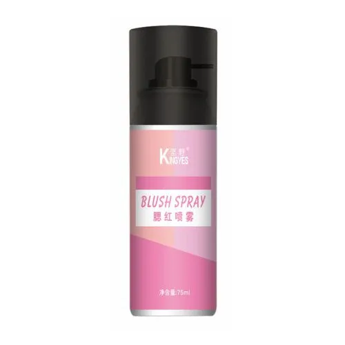 Private Label New Product Concept Cosmetic Blush Spray
