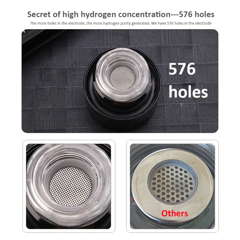 Hot Selling 3.8L Rich Hydrogen Water Hydrogen Inhalation Machine Bottle